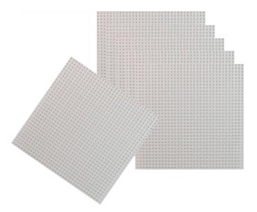 ministeck das ORIGINAL - Steckplatten, 13,3 x 13,3 cm, 6 Stück