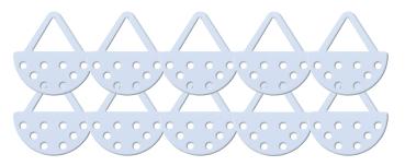 ministeck the ORIGINAL - Hangers 10 pieces