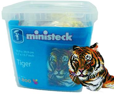 ministeck das ORIGINAL - Tiger XXL-Bucket
