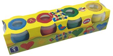 Kinder Soft Knete 4er Stange