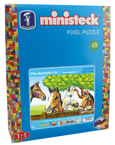 ministeck the ORIGINAL - Horse heads 4in1
