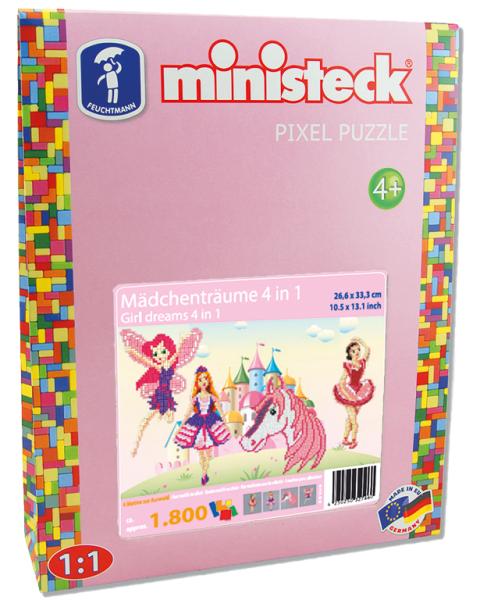 ministeck das ORIGINAL - Mädchenträume 4in1