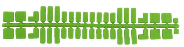 ministeck das ORIGINAL - Farbstreifen Neon, 9 Standard-Streifen je Farbe